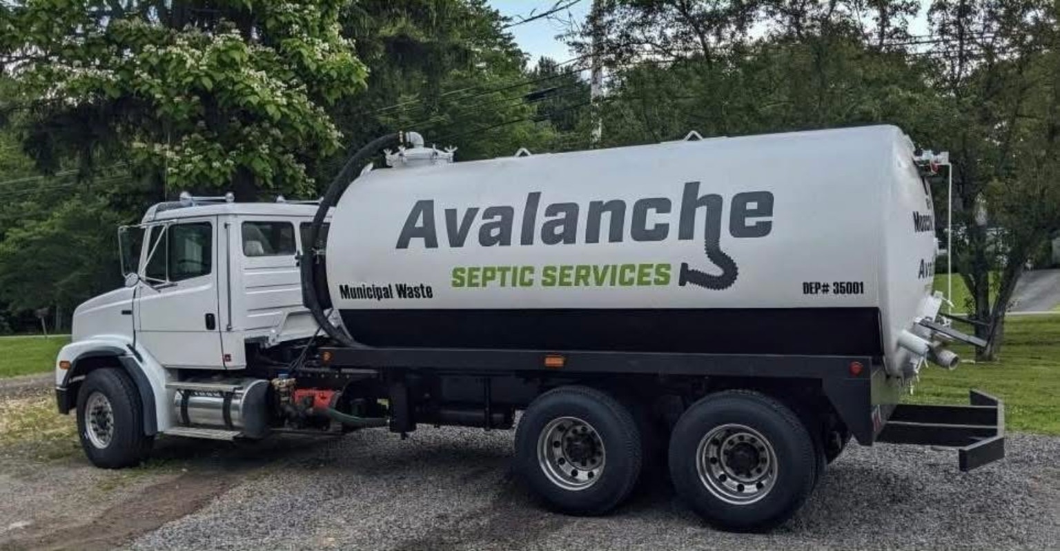 Avalanche Septic Services pump truck